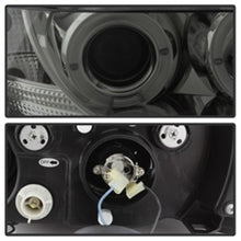 Carregar imagem no visualizador da galeria, Spyder BMW Z3 96-02 Projector Headlights LED Halo Smoke High H1 Low H1 PRO-YD-BMWZ396-HL-SM
