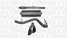 Carregar imagem no visualizador da galeria, Corsa 14 GMC Sierra/Chevy Silv 1500 Crew Cab/Std. Bed 5.3L V8 Black Sport Single Side CB Exhaust