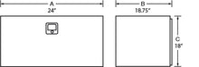 Load image into Gallery viewer, Lund Universal Rhino Lined Tool Box/Tank - Black