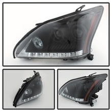 Carregar imagem no visualizador da galeria, Spyder Lexus RX330 2004-2006 Projector Headlights Halogen Model- DRL LED Blk PRO-YD-LRX35004-DRL-BK