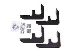 Lund 15-17 GMC Canyon Crew Cab (Use w/80in Board) Tube Step Running Board Mounting Brackets - Black