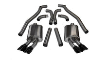 Carregar imagem no visualizador da galeria, Corsa 12-13 Chevrolet Camaro Coupe ZL1 6.2L V8 Black Sport Cat-Back + XO Exhaust