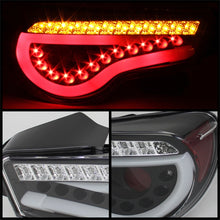 Carregar imagem no visualizador da galeria, Spyder Scion FRS 12-14/Subaru BRZ 12-14 Light Bar LED Tail Lights Black ALT-YD-SFRS12-LBLED-BK