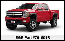 Load image into Gallery viewer, EGR 07-13 Chev Silverado 6-8ft Bed Rugged Look Fender Flares - Rear Pair (751504R)