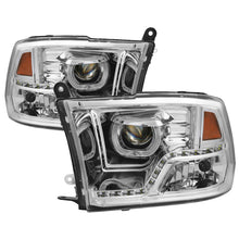 Carregar imagem no visualizador da galeria, xTune Dodge Ram 2009-2014 Halo LED Projector Headlights - Chrome PRO-JH-DR09-CFB-C