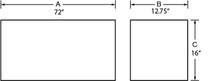Carregar imagem no visualizador da galeria, Lund Universal Steel Top Mount Storage Box - White