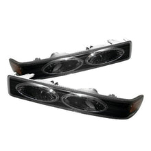 Load image into Gallery viewer, Xtune Chevy S10 / Blazer 98-00 Amber Reflector Bumper Lights Black CBL-CS1098-YD-BK-AM