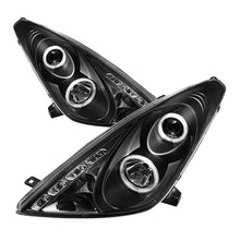Carregar imagem no visualizador da galeria, Spyder Toyota Celica 00-05 Projector Headlights LED Halo DRL Blk High H1 Low H1 PRO-YD-TCEL00-LED-BK