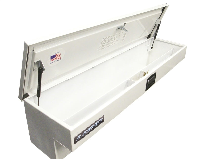 Lund Universal Commercial Pro Alum Side Bin Box - White