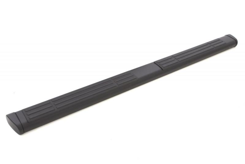 Lund 05-17 Toyota Tacoma Access Cab (80in) 6in. Oval Straight Black Nerf Bars - Black