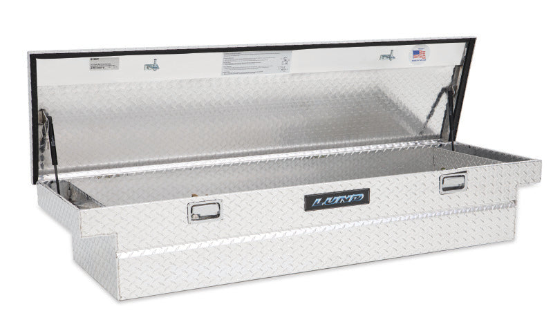 Lund Universal Aluminum Single Lid Cross Bed Box - Brite