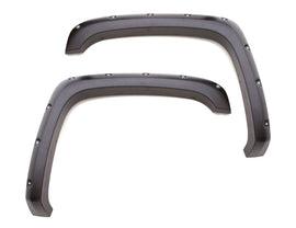 Lund 2019 Chevy Silverado 1500 RX-Rivet Style Smooth Elite Series Fender Flares - Black (2 Pc.Front)