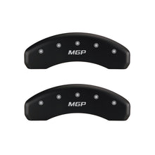 Carregar imagem no visualizador da galeria, MGP Rear set 2 Caliper Covers Engraved Rear MGP Red finish silver ch