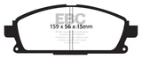 EBC 04-09 Nissan Quest 3.5 Greenstuff Front Brake Pads
