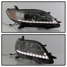Carregar imagem no visualizador da galeria, Spyder 11-14 Toyota Sienna Projector Headlights - DRL LED - Smoke PRO-YD-TSEN11-DRL-SM