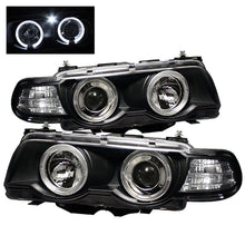 Carregar imagem no visualizador da galeria, Spyder BMW E38 7-Series 99-01 Projector Headlights 1PC Xenon- LED Halo Blk PRO-YD-BMWE3899-HID-HL-BK
