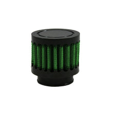Load image into Gallery viewer, Green Filter Crankcase Filter - OD 1.25in. / Base 3in. / Top 3in. / H 1.75in.