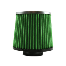 Load image into Gallery viewer, Green Filter Cone Filter - ID 2.25in. / Base 6in. / Top 5in. / H 5in.