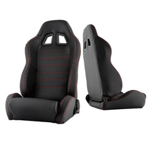 Carregar imagem no visualizador da galeria, Xtune Sp2 Style Racing Seat Carbon Pu (Double Slider) Black/Black Driver Side RST-SP2-02-BK-DR