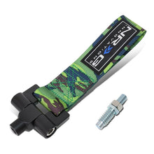 Carregar imagem no visualizador da galeria, NRG Bolt-In Tow Strap Camo- Honda Fit/Jazz 08+ (5000lb. Limit)