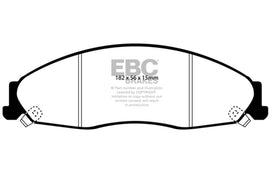 EBC 02-05 Cadillac CTS 2.6 Yellowstuff Front Brake Pads