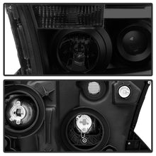 Carregar imagem no visualizador da galeria, Xtune Toyota Tundra 07-13 LED Light Bar Projector Headlights Black Smoked PRO-JH-TTU07-LED-BSM