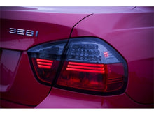 Carregar imagem no visualizador da galeria, Spyder BMW E90 3-Series 06-08 4Dr LED Tail Lights Red Smoke ALT-YD-BE9006-LED-RS