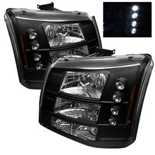 Carregar imagem no visualizador da galeria, Spyder Chevy Silverado 1500/2500 03-06 Bumper Lights Crystal Headlights Blk HD-YD-CS03-1PC-AM-BK