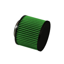 Load image into Gallery viewer, Green Filter Kart Cylinder Filter - ID 2.44in. / Base 4.75in. / Top 4.75in. / H 4in.
