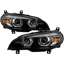 Carregar imagem no visualizador da galeria, Spyder BMW X5 E70 07-10 Xenon/HID AFS High-Power LED Headlights - Black PRO-YD-BMWE7007AFSHIDAP-BK