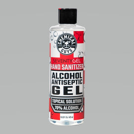 Chemical Guys SeventyGel Alcohol Antiseptic 70 Percent Topical Solution Hand Sanitizer - 16oz (P6)