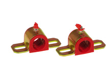 Carregar imagem no visualizador da galeria, Prothane Universal Greasable Sway Bar Bushings - 1in - Type A Bracket - Red