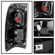 Carregar imagem no visualizador da galeria, Spyder Chevy Silverado 1500 99-02 (Not Fit Stepside) Euro Style Tail Lights Blk Smke ALT-YD-CS99-BSM