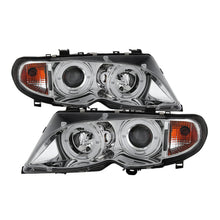 Carregar imagem no visualizador da galeria, Spyder BMW E46 3-Series 02-05 4DR Projector Headlights 1PC LED Halo Chrm PRO-YD-BMWE4602-4D-AM-C