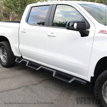 Carregar imagem no visualizador da galeria, Westin 2019 Chevrolet Silverado/Sierra 1500 (5.5ft) Drop Wheel to Wheel Nerf Step Bars - Txt Black