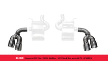 Carregar imagem no visualizador da galeria, Corsa 16-17 Chevy Camaro SS 2.75in Inlet / 4in Outlet Polished Tip Kit (For Corsa Exhaust Only)