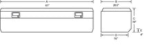 Load image into Gallery viewer, Lund Universal Rhino Lined Tool Box/Tank - Black