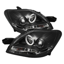 Carregar imagem no visualizador da galeria, Spyder Toyota Yaris 07-11 4Dr Projector Headlights LED Halo DRL Blk PRO-YD-TYA074D-DRL-BK