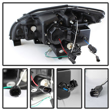 Carregar imagem no visualizador da galeria, Spyder Lexus RX330 2004-2006 Projector Headlights Halogen Model- DRL LED Blk PRO-YD-LRX35004-DRL-BK