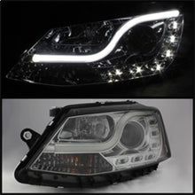 Carregar imagem no visualizador da galeria, Spyder Volkswagen Jetta 11-14 Projector Headlights Halogen Light Tube DRL Smke PRO-YD-VJ11-LTDRL-SM