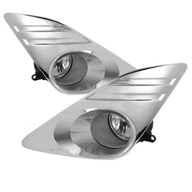 Spyder Toyota Camry 12-14 OEM Fog Lights w/Switch (with chrome cover)- Clear FL-TCAM2012-CH
