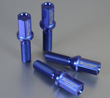 Load image into Gallery viewer, Project Kics 14X1.25 Ti64 Elementek Titanium Lug Bolt Blue - 20 PCS
