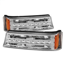 Carregar imagem no visualizador da galeria, Xtune Chevy Silverado 03-06 / Avalanche 02-06 LED Bumper Lights Chrome CBL-JH-CS03-LED-C
