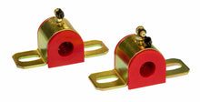 Carregar imagem no visualizador da galeria, Prothane Universal 90 Deg Greasable Sway Bar Bushings - 3/4in - Type B Bracket - Red