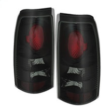 Carregar imagem no visualizador da galeria, Spyder Chevy Silverado 1500 99-02 (Not Fit Stepside) Euro Style Tail Lights Blk Smke ALT-YD-CS99-BSM