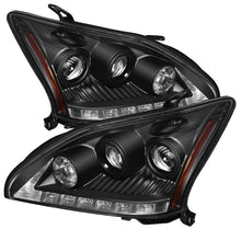 Carregar imagem no visualizador da galeria, Spyder Lexus RX330 2004-2006 Projector Headlights Halogen Model- DRL LED Blk PRO-YD-LRX35004-DRL-BK