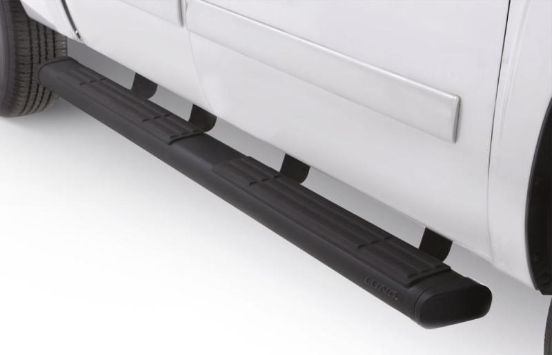 Lund 15-17 Chevy Silverado 2500 Crew Cab (Diesel) 6in. Oval Straight Black Nerf Bars - Black