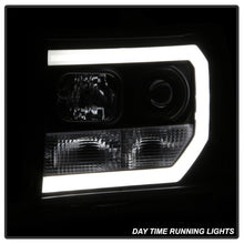 Carregar imagem no visualizador da galeria, Spyder GMC Sierra 1500/2500/3500 07-13 V2 Projector Headlights- Black PRO-YD-GS07V2-LBDRL-BK