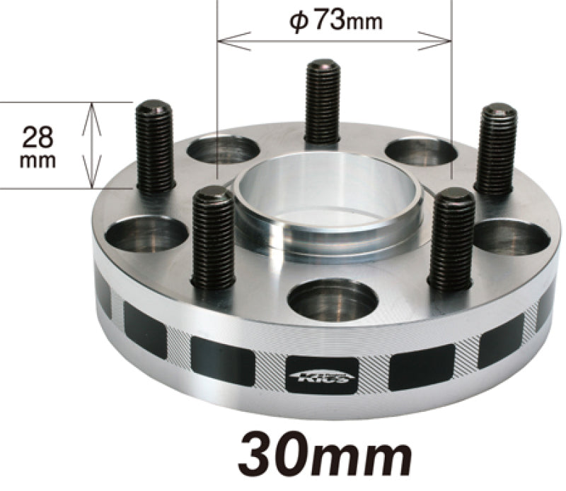 Project Kics 30mm Thick 12x1.5 5-139.7 Wide Tread Spacers 4WD