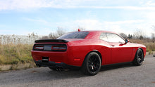 Carregar imagem no visualizador da galeria, Corsa 15-17 Dodge Challenger Hellcat Dual Rear Exit Extreme Exhaust w/ 3.5in Black Tips